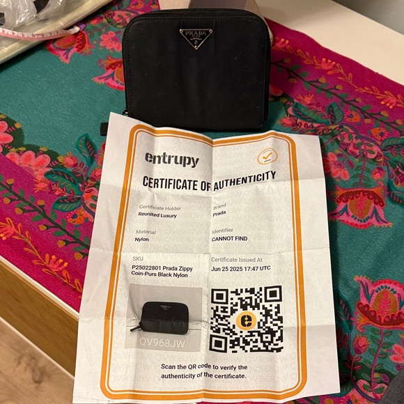 Prada Black Compact Zipper Wallet - Picture 12 of 13